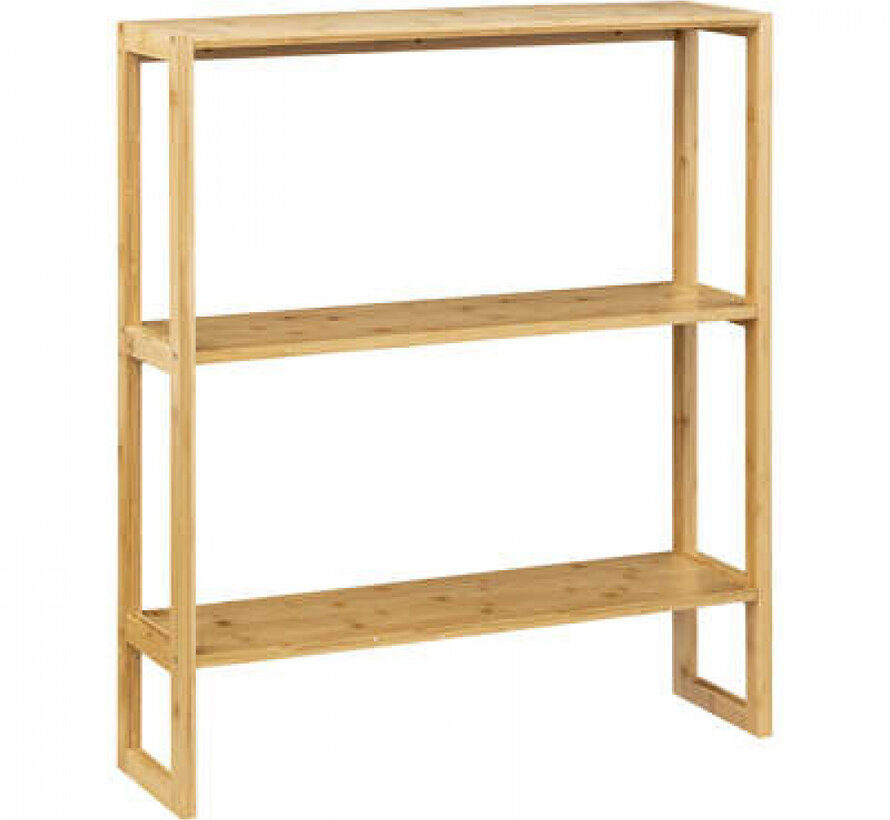 Storage shelf - 3 Levels - 70 x 20 x 84cm - Natural