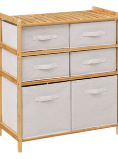  5Five Storage cabinet - Bathroom cabinet - 6 Drawers