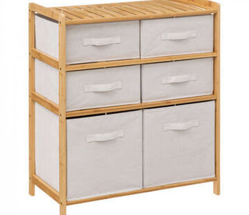  5Five Storage cabinet - Bathroom cabinet - 6 Drawers