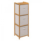 Bamboo Storage Cabinet - Bathroom Cabinet - 3 Levels