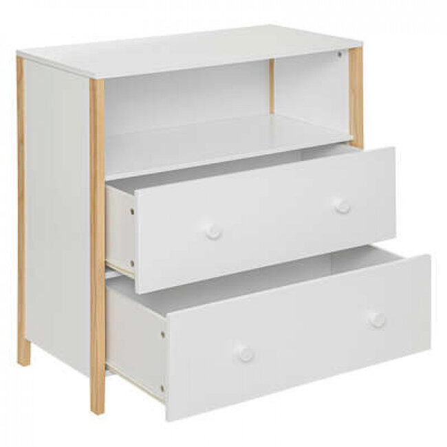 Atmosphera Chest of drawers - Chest of drawers - 2 drawers - White