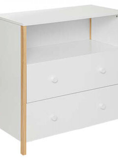 Atmosphera créateur d'intérieur Chest of drawers - Chest of drawers - 2 drawers - White