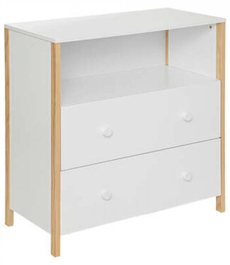 Atmosphera Chest of drawers - Chest of drawers - 2 drawers - White