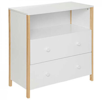 Atmosphera créateur d'intérieur Chest of drawers - Chest of drawers - 2 drawers - White