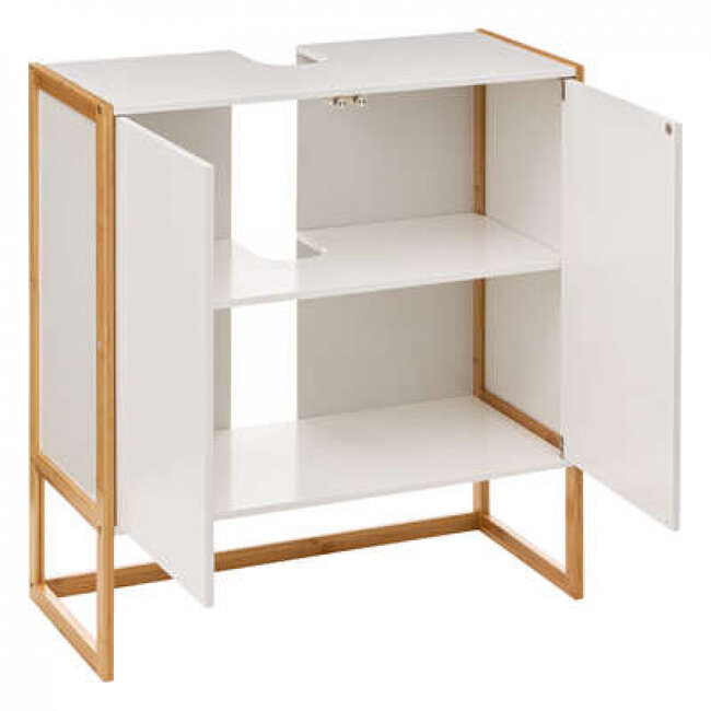 Wastafel - Dressoir - 2 Deuren - Wit