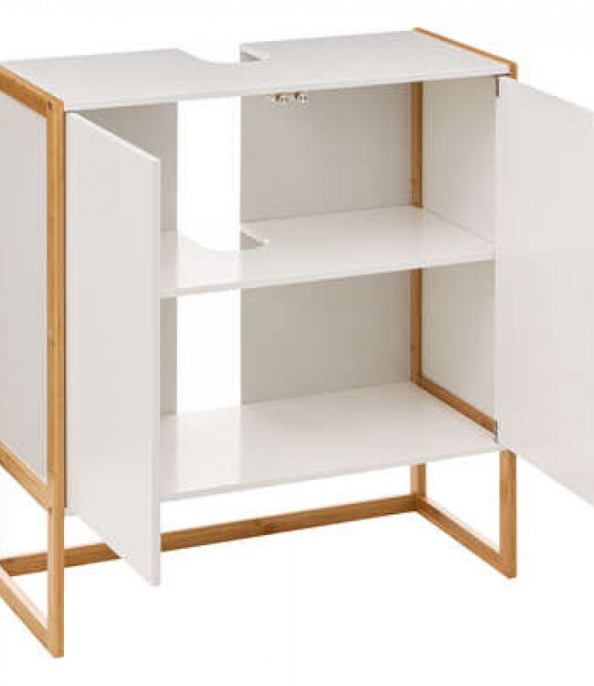 Washbasin - Sideboard - 2 Doors - White