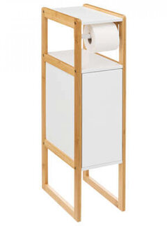  5Five Porte-rouleau de papier toilette - Distributeur - Blanc