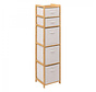 Bamboo Storage Cabinet - Bathroom Cabinet - 5 Levels