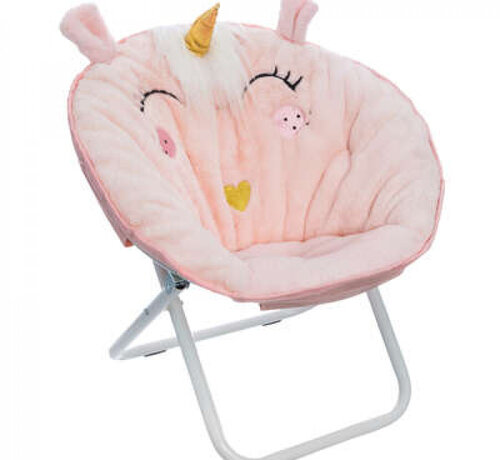 Atmosphera créateur d'intérieur Fauteuil Licorne - Chaise Pliante - Rose