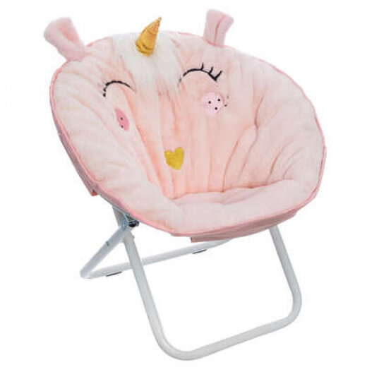 Atmosphera Eenhoorn Fauteuil – Vouwstoel – Roze