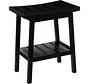 Tabouret en Bambou - Noir