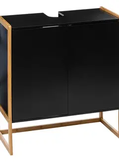  5Five Armoire murale - Buffet - Noir - Obsidian Prestige