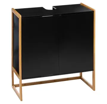  5Five Wall cabinet - Sideboard - Black - Obsidian Prestige