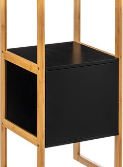  5Five Bathroom cabinet - Column cabinet - Black - Bambino Noir