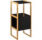 Bathroom cabinet - Column cabinet - Black - Bambino Noir