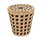 Wicker Basket - Trash Can - 2 pieces -  7L - Natural