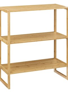  5Five Storage shelf - 3 Levels - 69.5 x 33.5 x 84cm - Natural