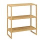 Storage shelf - 3 Levels - 69.5 x 33.5 x 84cm - Natural