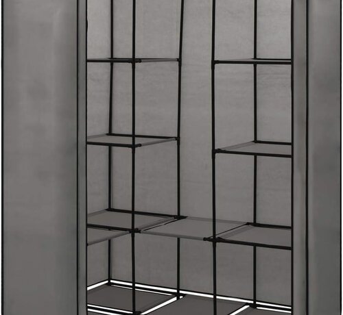 5Five Wardrobe - Corner rack - Foldable - Gray - 5Five