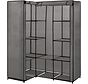Wardrobe - Corner rack - Foldable - Gray - 5Five