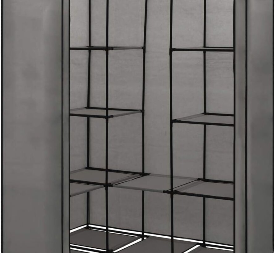 Wardrobe - Corner rack - Foldable - Gray - 5Five