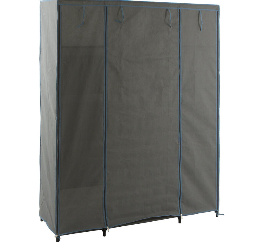 Foldable Wardrobe - Wardrobe - 3 Storage Drawers - Gray - 5Five
