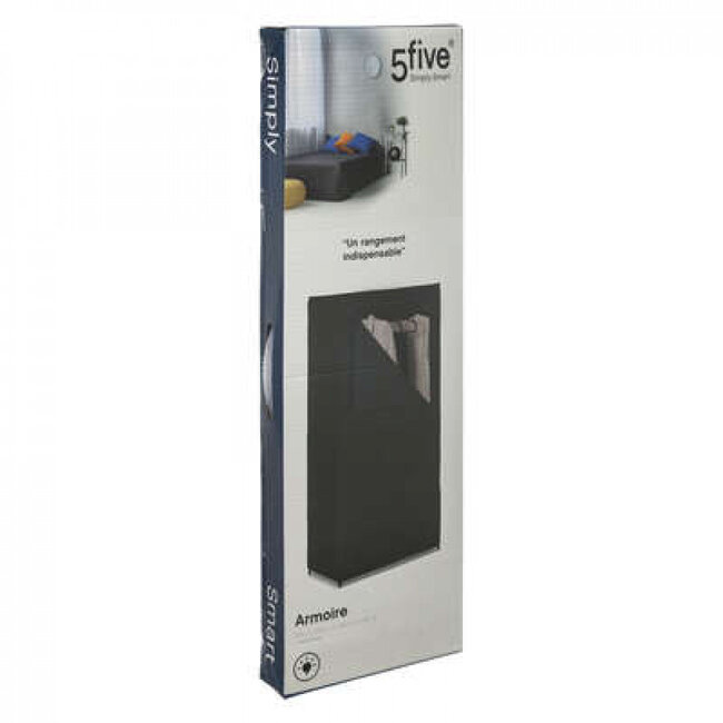 Opvouwbare Kledingkast - Garderobekast - Zwart - 5Five