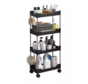Trolley - With Wheels - 4 Levels - Black
