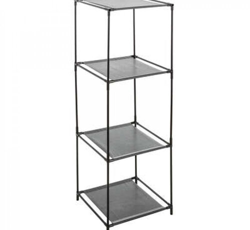 5Five Storage rack - Open Cabinet - 4-Layer - Gray - 5Five