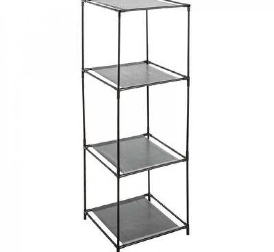 Storage rack - Open Cabinet - 4-Layer - Gray - 5Five