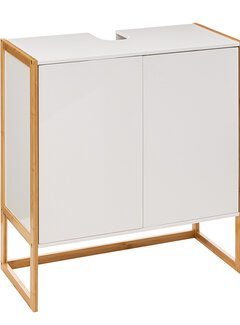  5Five Washbasin - Sideboard - 2 Doors - White