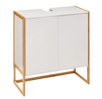  5Five Wastafel - Dressoir - 2 Deuren - Wit