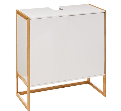 5Five Washbasin - Sideboard - 2 Doors - White