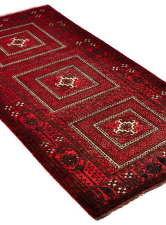 Koning Bamboe Tapis Persan Baloutche - Fait main - 105 x 195cm