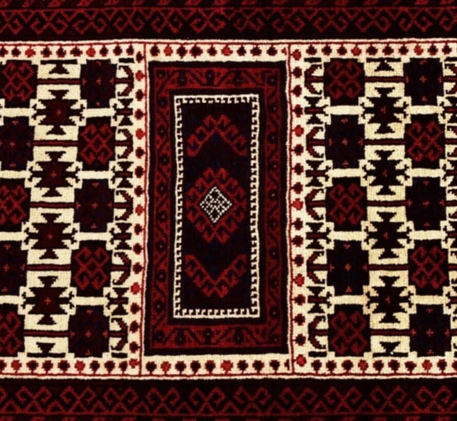 Persian Baluchi Carpet - Handmade - 120 x 235cm