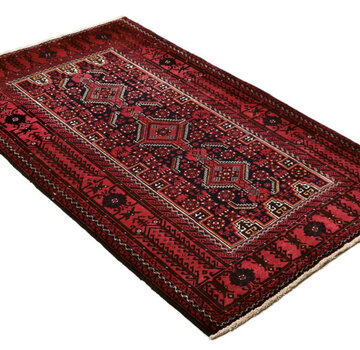 Koning Bamboe Persian Baluchi Carpet - Rug - 110 x 174cm