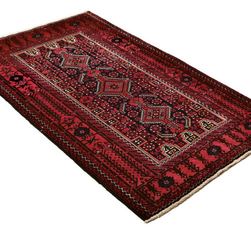 Koning Bamboe Persian Baluchi Carpet - Rug - 110 x 174cm
