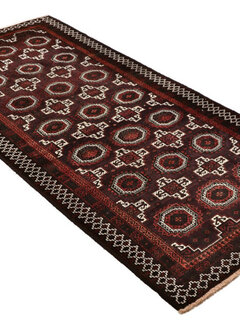 Koning Bamboe Persian Handmade Baluchi Carpet - 122 x 250cm