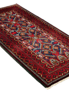 Koning Bamboe Persian Baluchi Rug - Handmade Carpet - 101 x 195cm