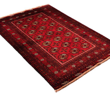 Koning Bamboe Persian Baluchi Carpet - Handmade - 133 x 182cm