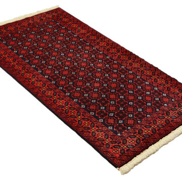 Koning Bamboe Persian Baluchi Carpet - Rug - 91 x 171cm