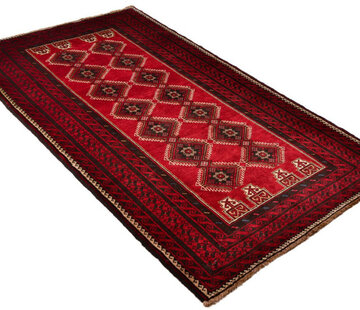 Koning Bamboe Persian Baluchi Carpet - Rug - 133 x 230cm
