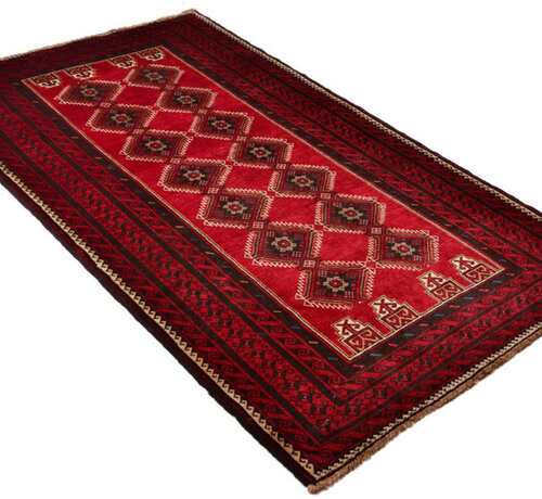 Koning Bamboe Persian Baluchi Carpet - Rug - 133 x 230cm
