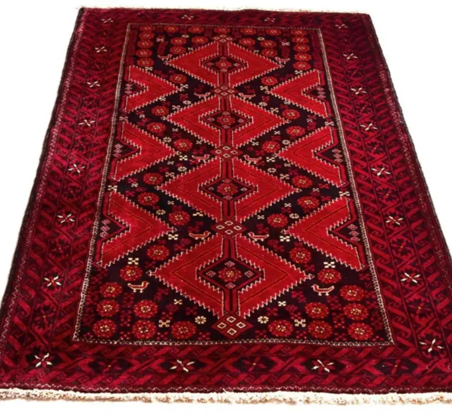 Persian Baluchi Carpet - Handmade Rug - 103 x 191cmPersian Baluchi Carpet - Handmade Rug - 103 x 191cm