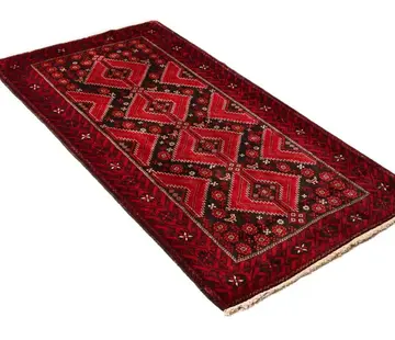 Koning Bamboe Persian Baluchi Carpet - Handmade Rug - 103 x 191cm