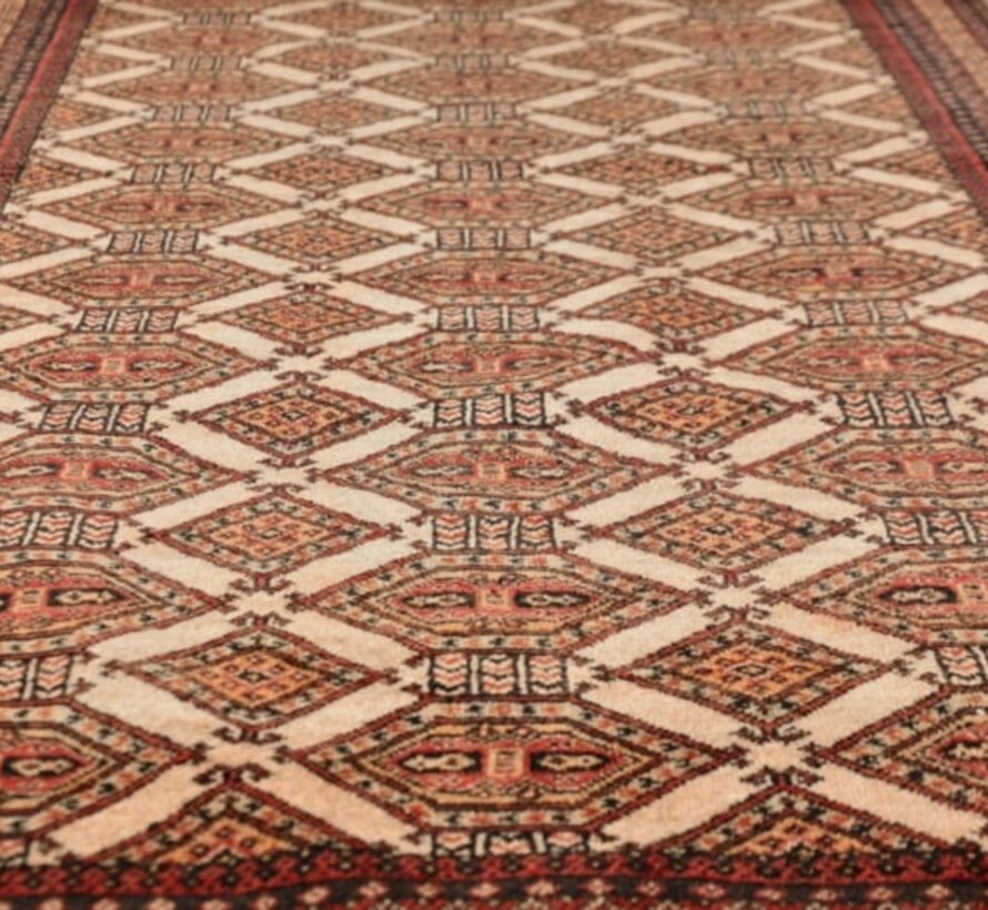 Persian Baluchi Rug - Handmade Carpet - 110 x 232cm