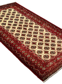 Koning Bamboe Persian Baluchi handmade Carpet - Rug - 115 x 217 cm