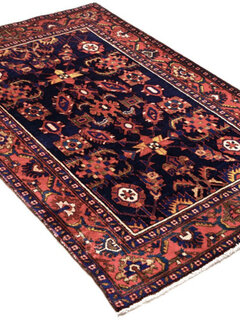 Koning Bamboe Tapis Persan Hamedan - Fait Main - 135 x 199cm