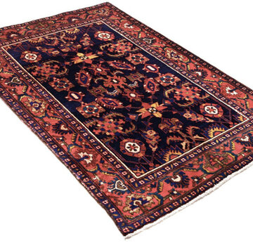 Koning Bamboe Persian Hamedan Carpet - Handmade - 135 x 199cm