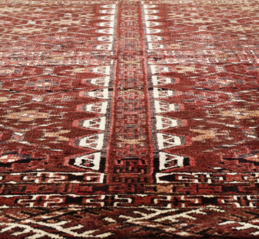 Tapis persan turkmène - Fait main - 86 x 106 cm